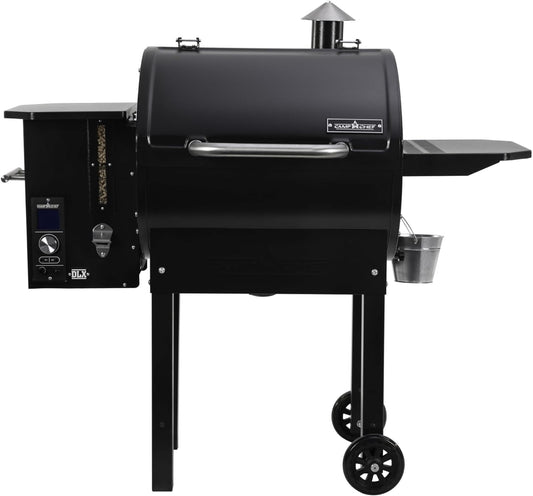 DLX Pellet Grill & Smoker - Outdoor Pellet Smoker & Grill with a PID Gen 2 Digital Controller - Black