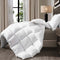 Queen Duvet Comforter Insert - Ultra Soft Box Stitched Queen Size Duvet, All Season White down Alternative Cozy Comforter with Corner Tabs, Queen 90X90